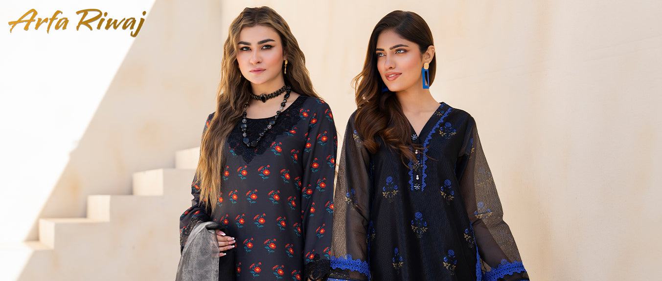 Luxury Pret Wear for Women  Shop Elegant Ready-to-Wear Outfits  ArfaRiwaj