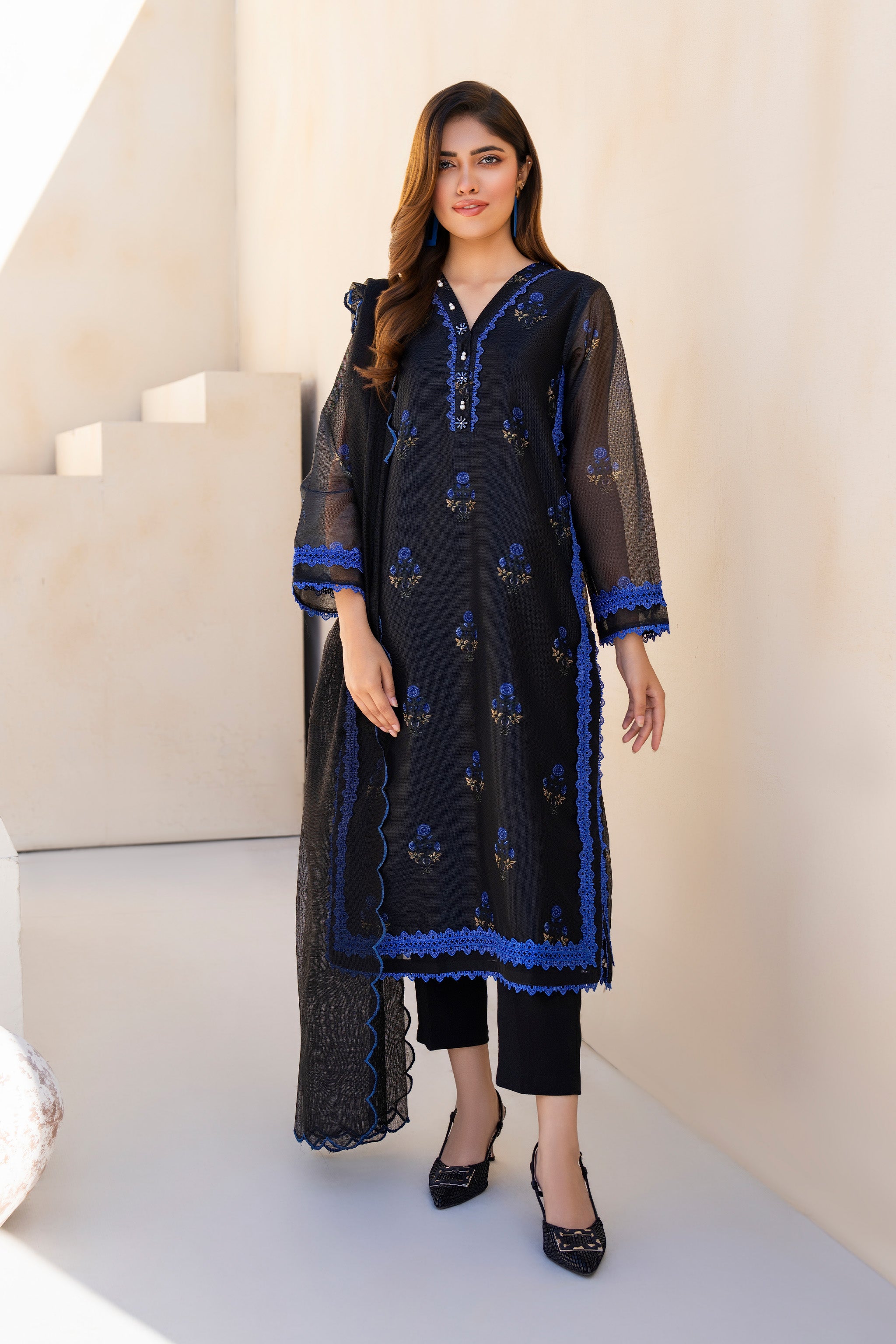 3 Piece Cotton Suit (RTW)