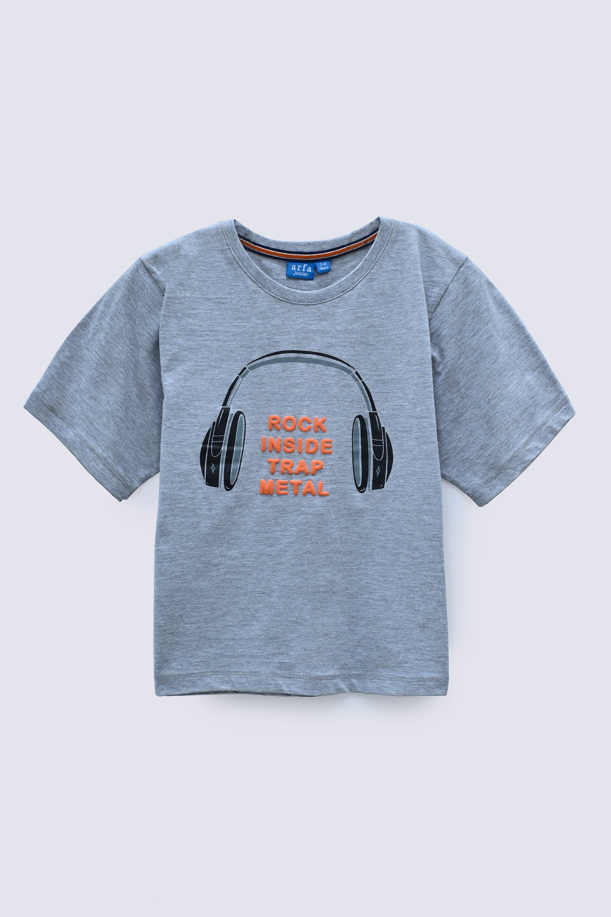 1 Piece Red Cotton Suit Kids (Heather Grey)