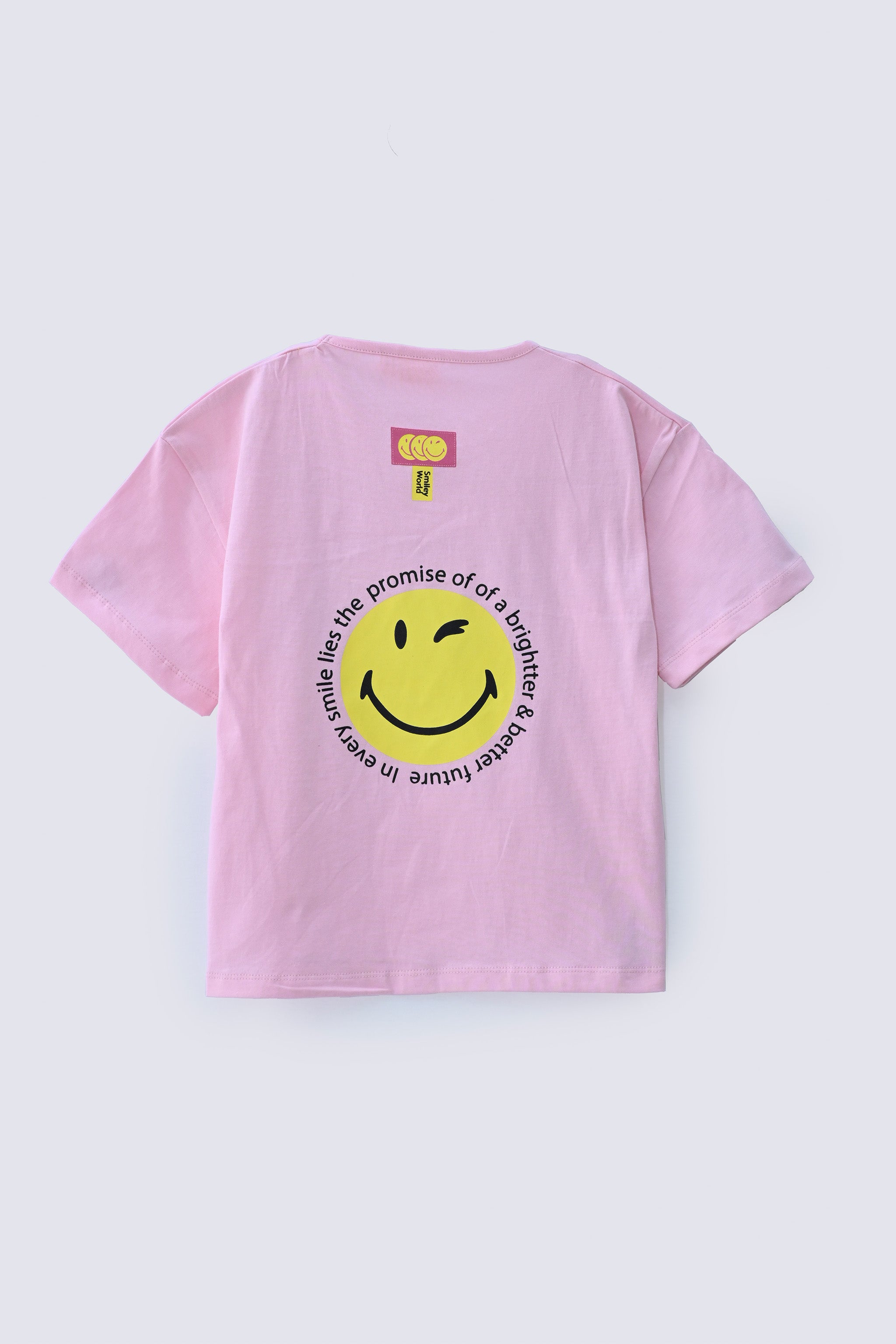 1 Piece Pink Cotton Kids Top - AJG-038 - ARFARIWAJ Junior