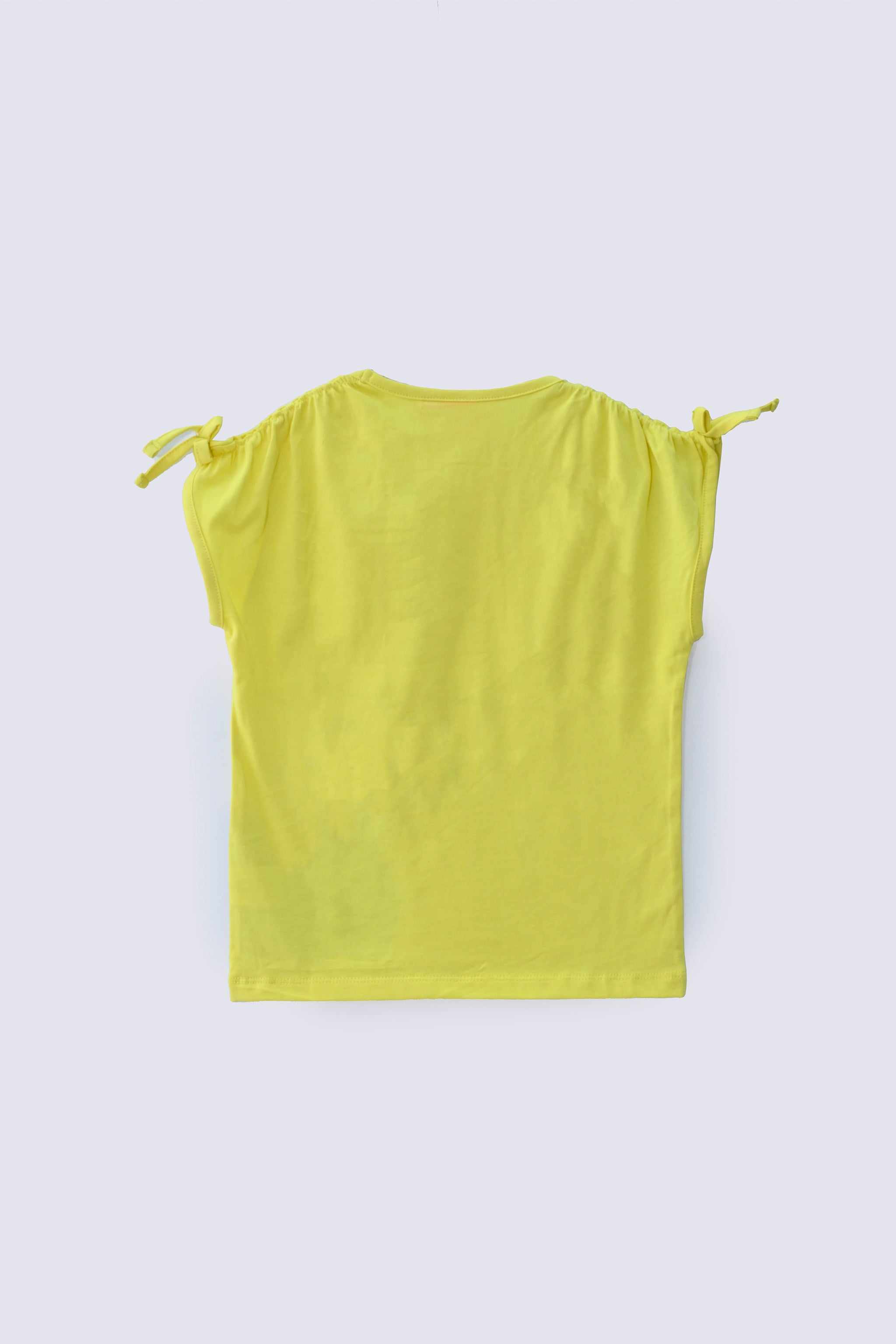 1 Piece Yellow Cotton Kids Top - AJG-037 - ARFARIWAJ Junior