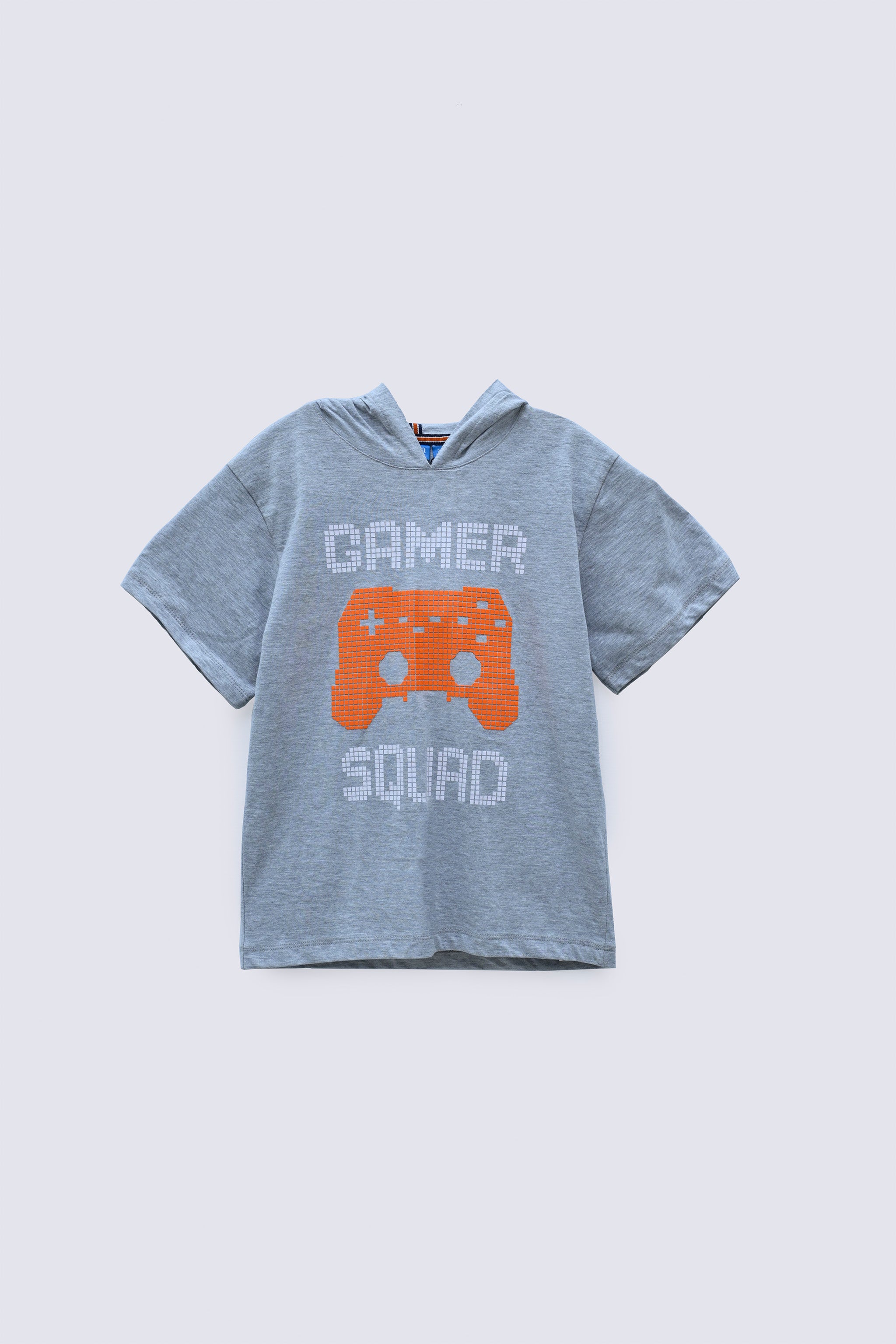 1 Piece Red Cotton Suit Kids (Heather Grey)