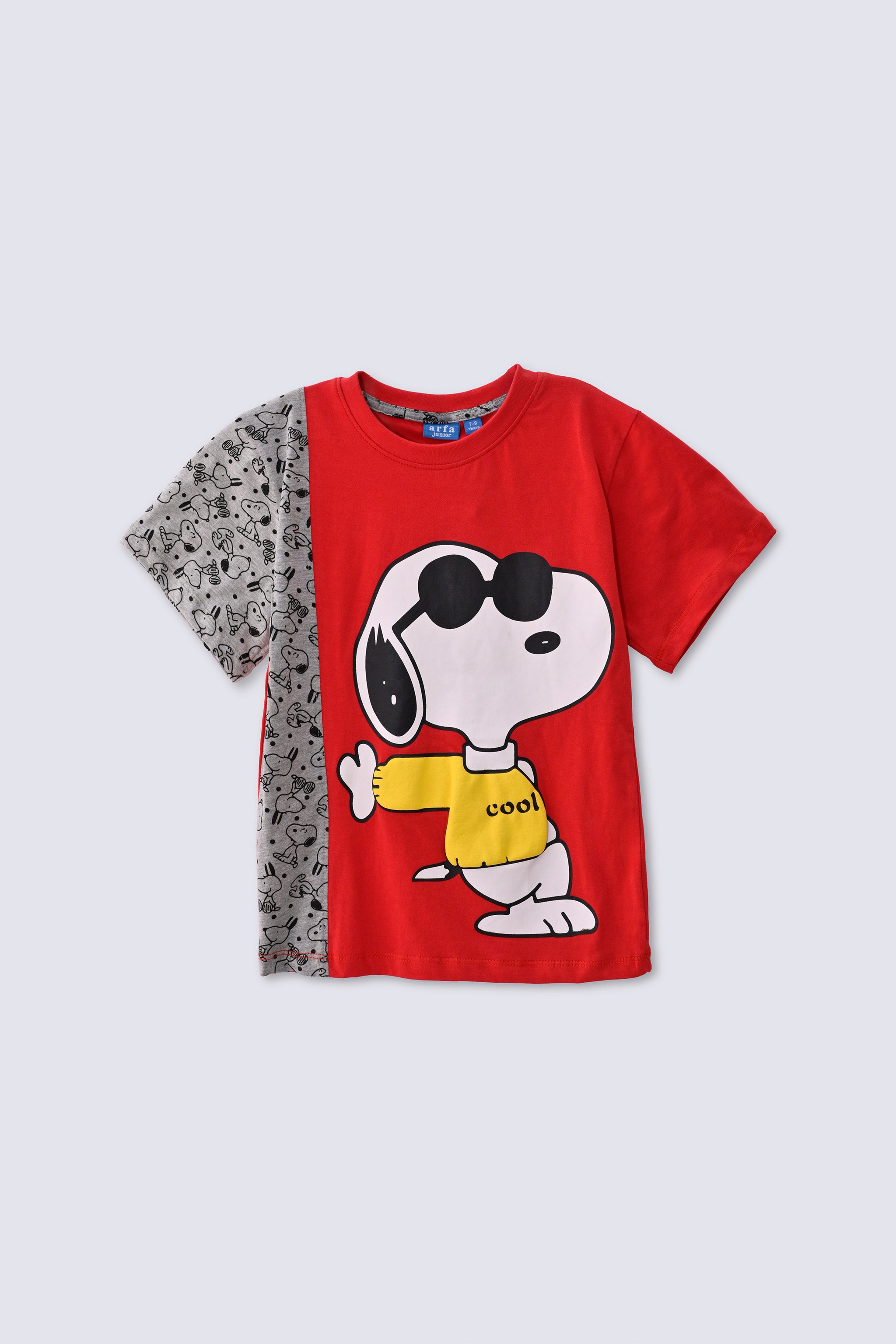 2 Piece Red Cotton Suit Kids (Red)