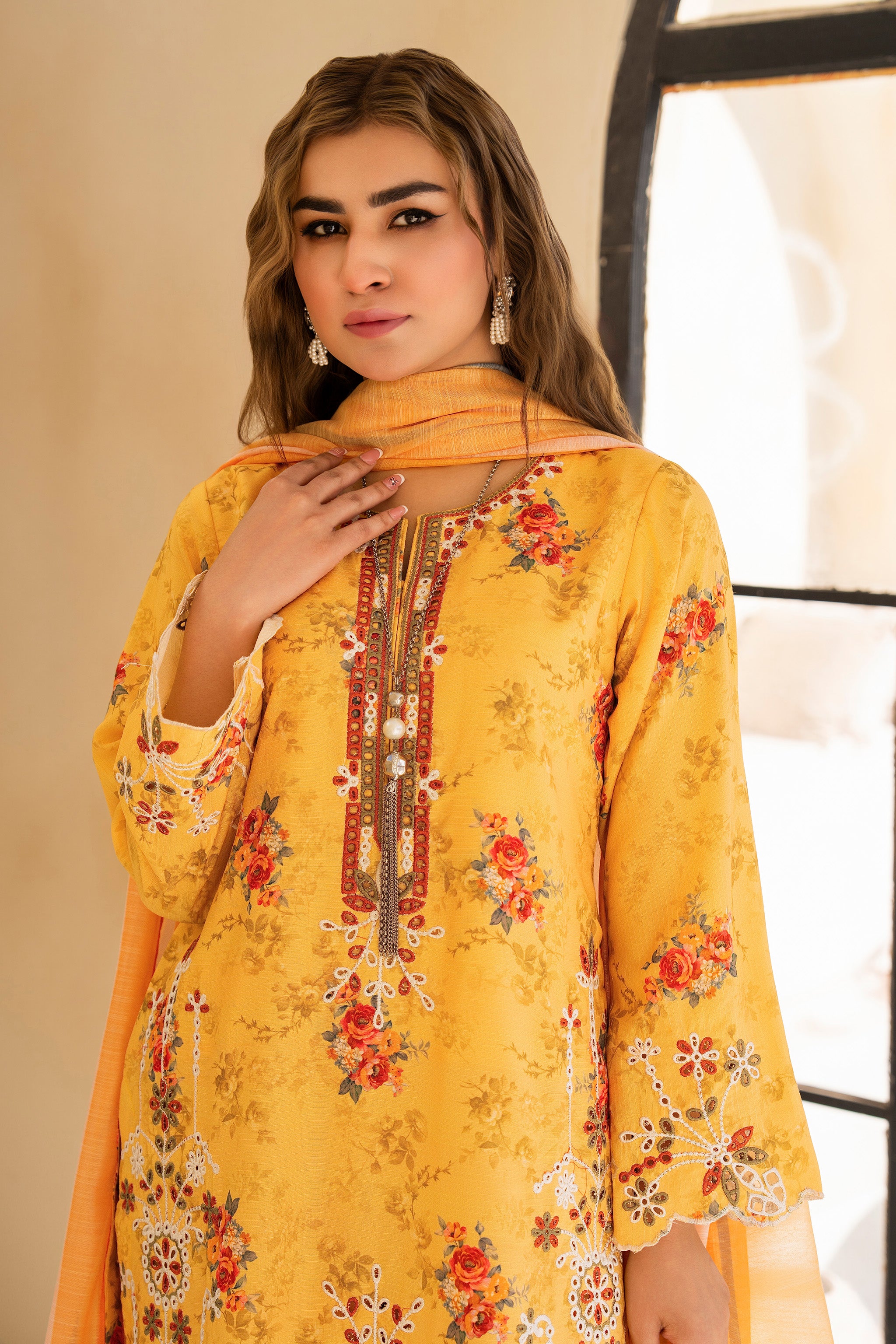 3 Piece Poly Lawn Suit (RTW)