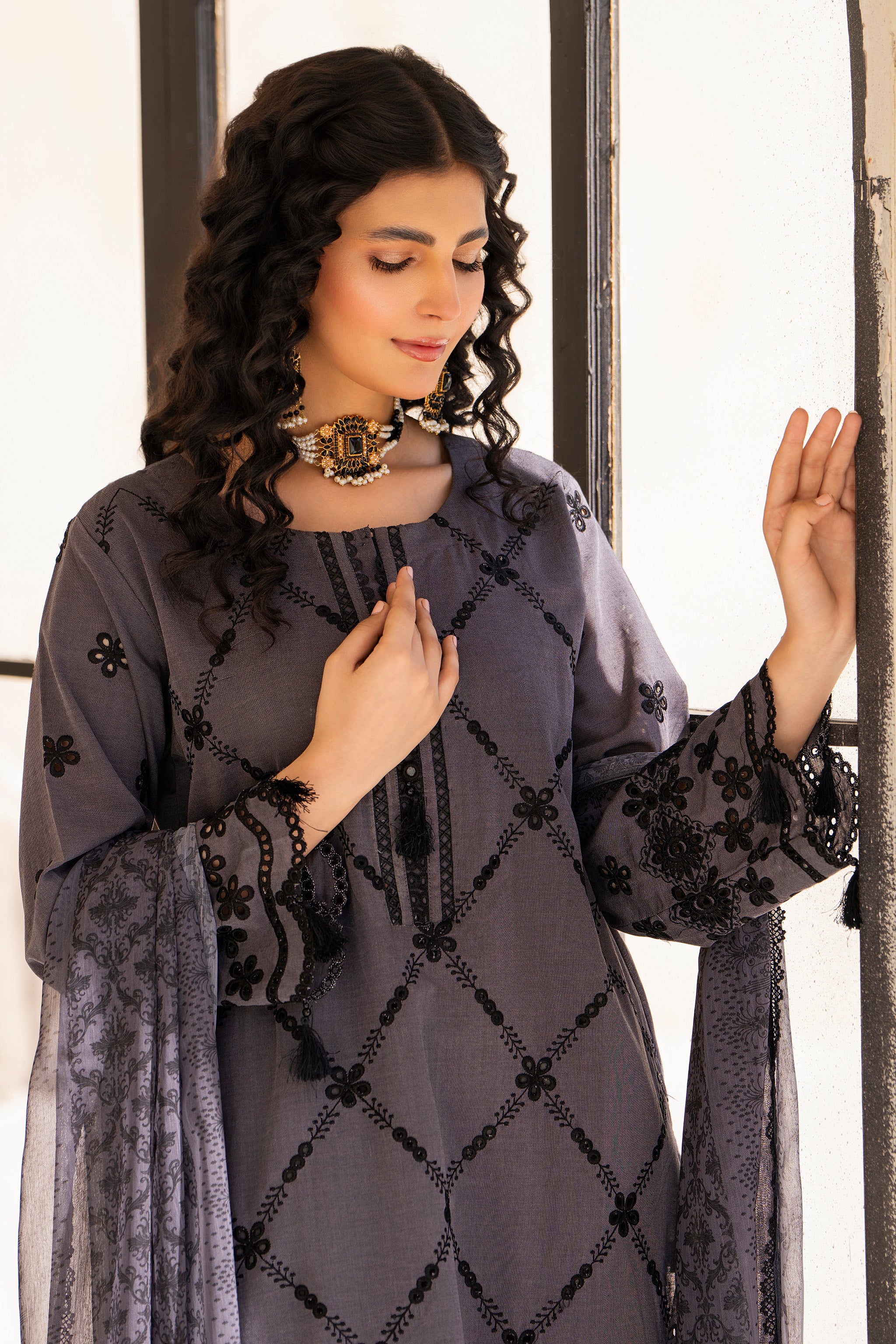 3 Piece Chambray Suit (RTW)