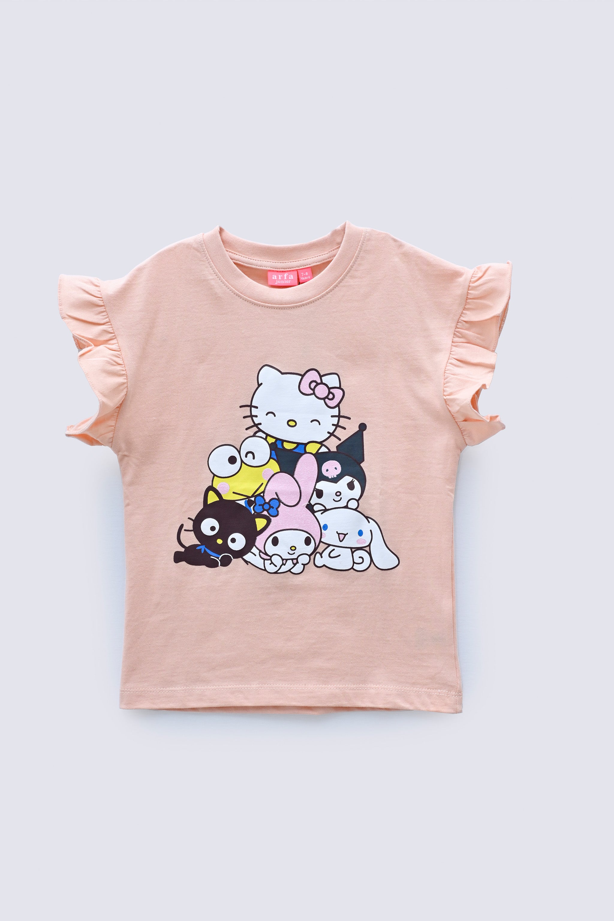 2 Piece Kitty Cotton Suit Kids - AJG-031 - ArfaRiwaj Junior