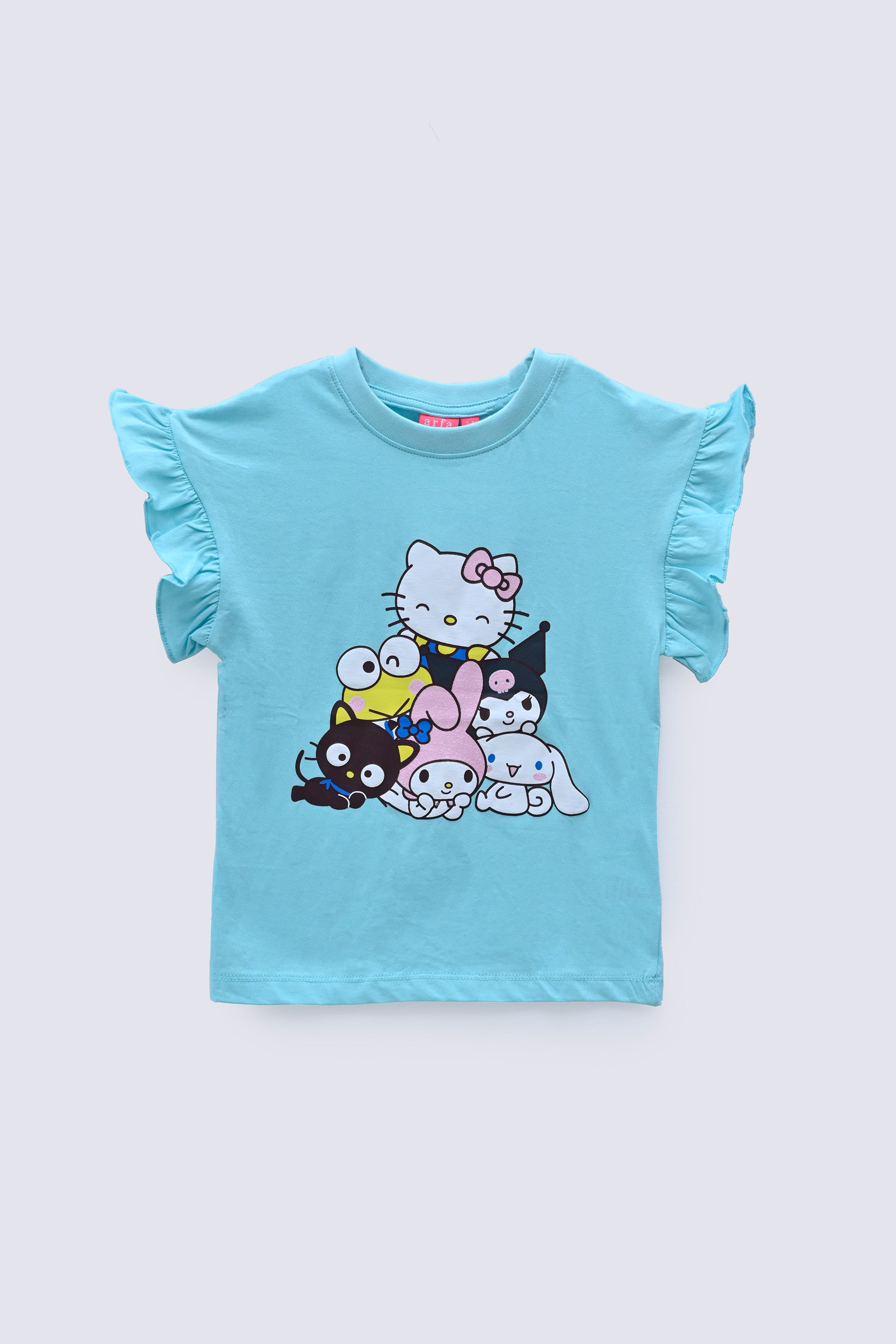 2 Piece Kitty Cotton Suit Kids - AJG-031 - ArfaRiwaj Junior