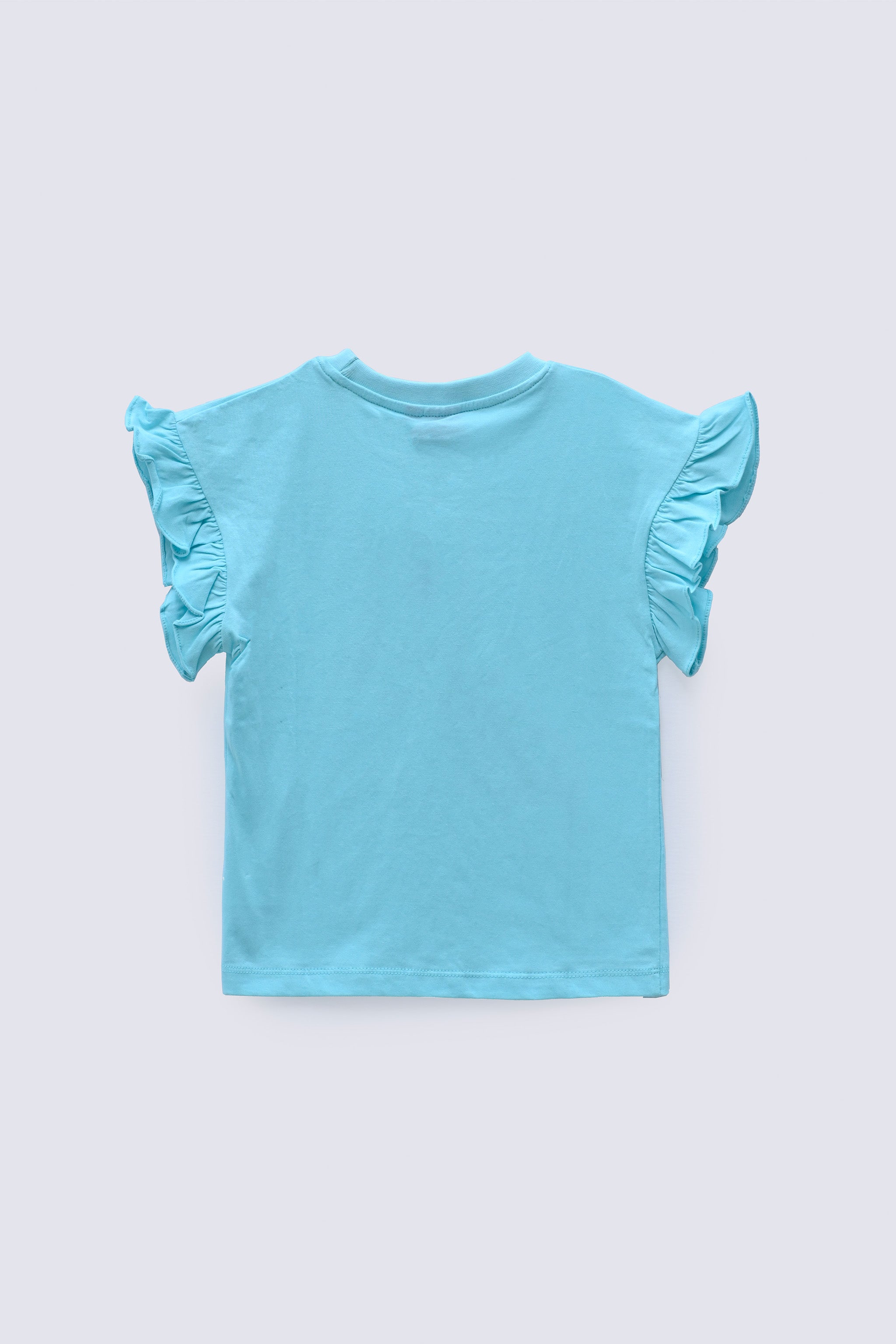 2 Piece Light Blue Cotton Kids Suit - AJG-031 - ARFARIWAJ Junior