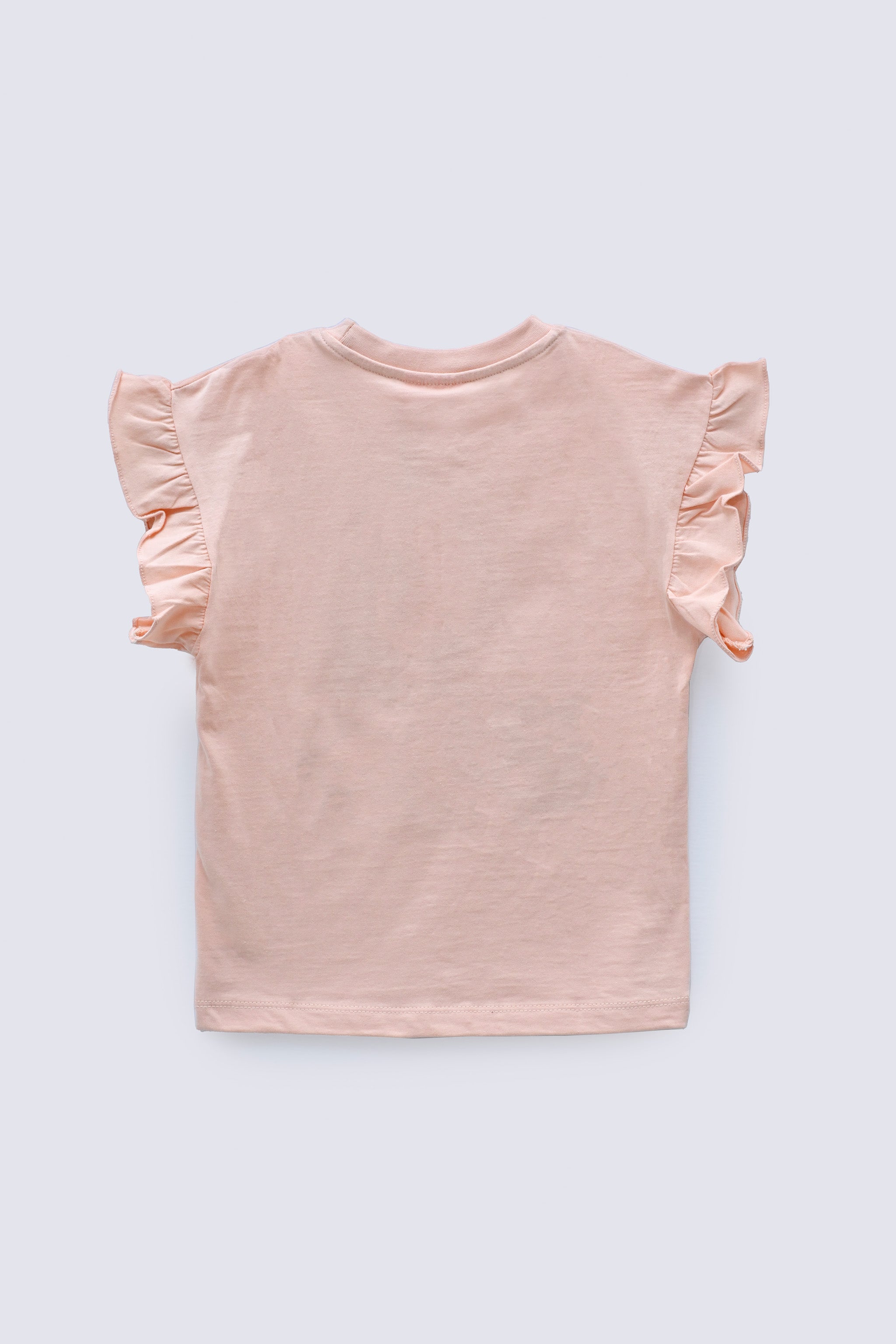 2 Piece Peach Cotton Suit Kids - AJG-031 - ARFARIWAJ Junior