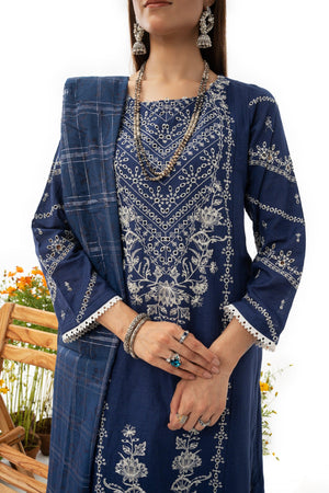 3PC Embroidered Lawn Suit RTW - AR-2921-S23-Afsana - ARFARIWAJ