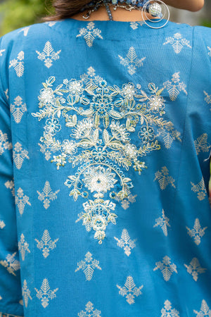 3PC Embroidered Suit Ready To Wear - AR-3169-Lara - ARFARIWAJ