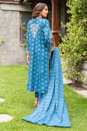 3PC Embroidered Suit Ready To Wear - AR-3169-Lara - ARFARIWAJ