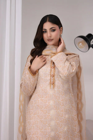 3 Piece Cotton RTW Suit - AR-NP-10-Shereen - ARFARIWAJ