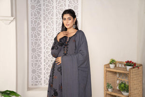 3 Piece Khaddar Suit Ready To Wear - AR-3026-Safar Nama - ARFARIWAJ