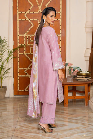 3 Piece Lavender Doria Suit Pret - AR-3670 - ARFARIWAJ