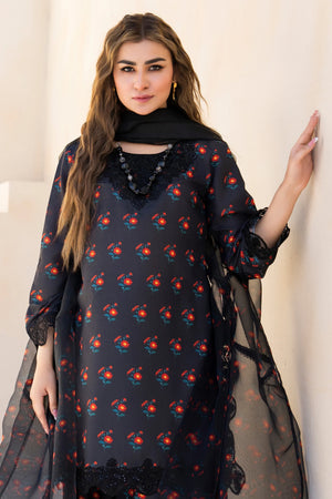 3 Piece PP Lawn Suit Ready To Wear - AR-3762 - ARFARIWAJ