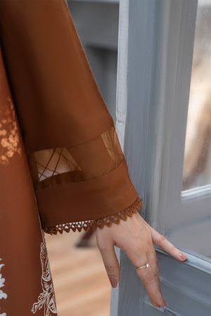 3 Piece Ready To Wear Caramel Suit - AR-3911 - ARFARIWAJ