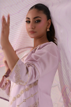 AMYRA 3 Piece Embroidered Ready To Wear - AR-3336 - ARFARIWAJ