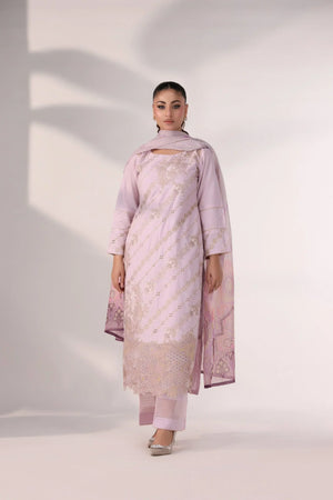 AMYRA 3 Piece Embroidered Ready To Wear - AR-3336 - ARFARIWAJ