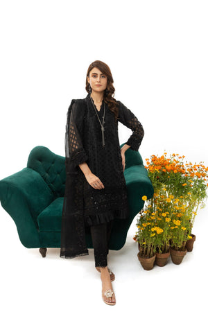 BLACK STONE 3 Piece Jacquard Suit RTW - IN-28-S23 - ARFARIWAJ