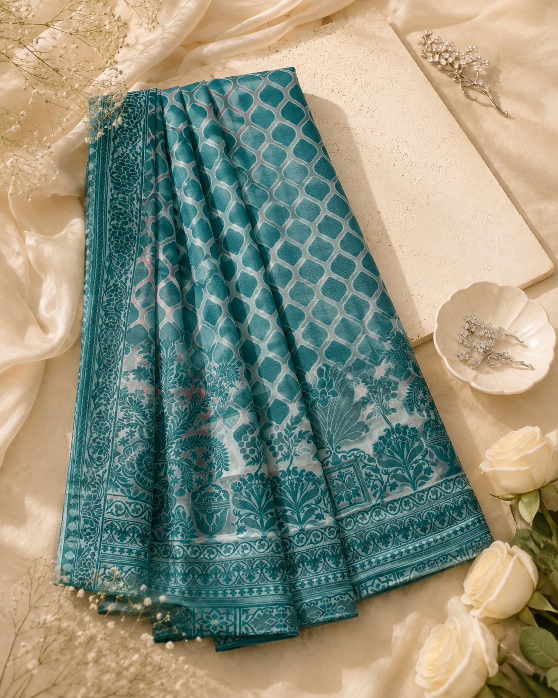 Zinc Jacquard Dupatta