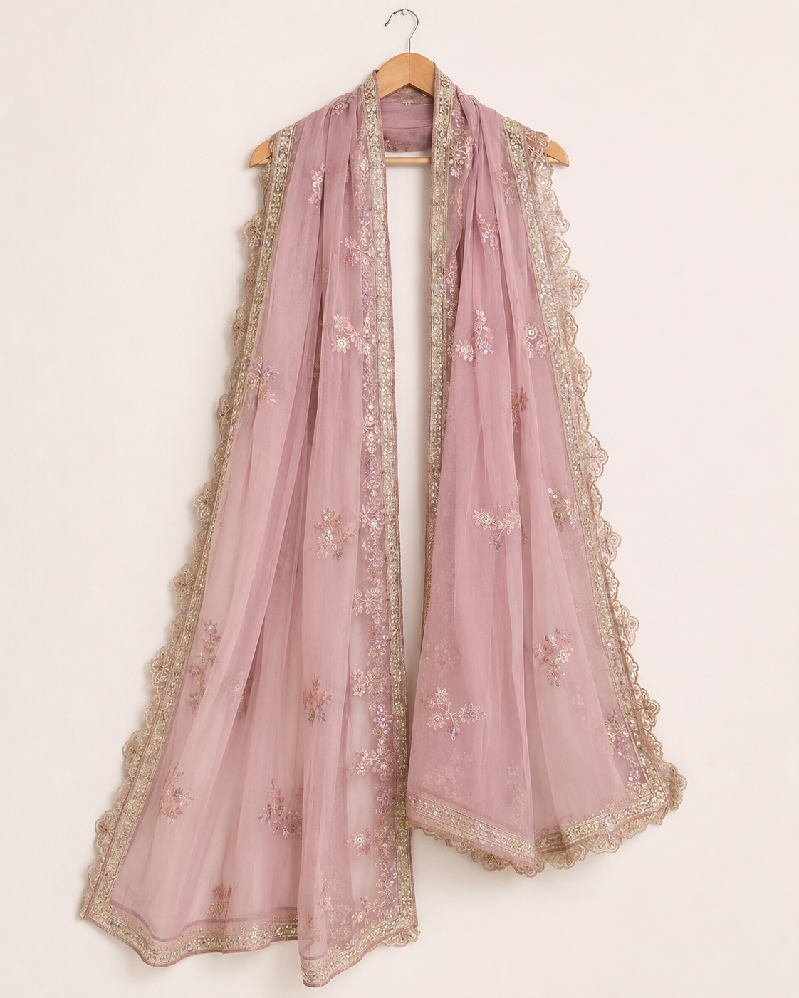 Embroidered Organza Dupatta