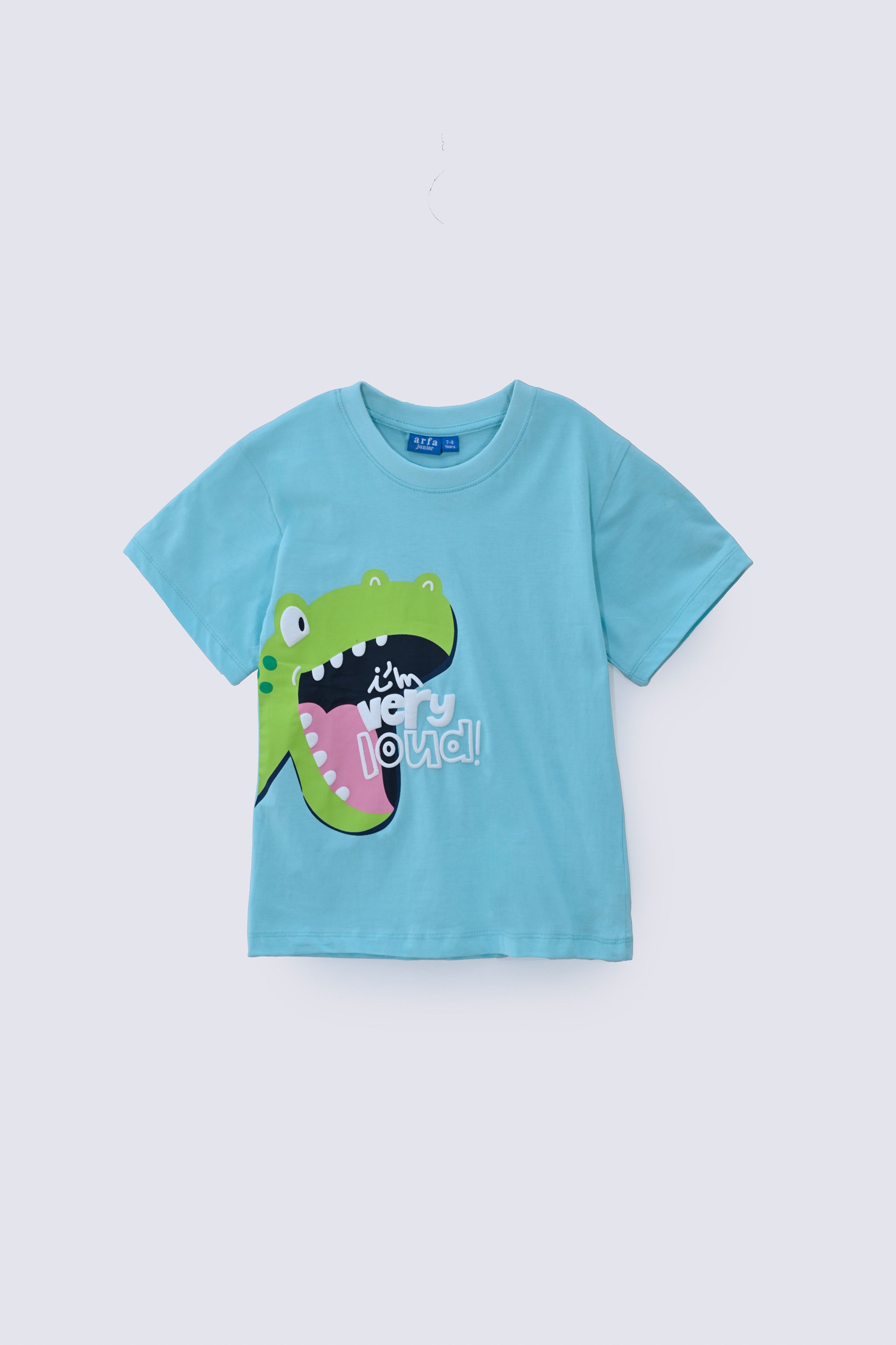 1 Piece Light Blue Cotton Kids Top - AJG-19 - ARFARIWAJ Junior