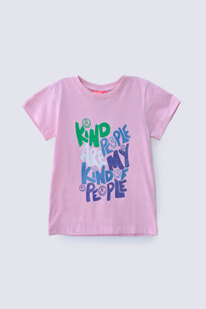 1 Piece Pink Cotton Kids Top - AJG-028 - ARFARIWAJ Junior