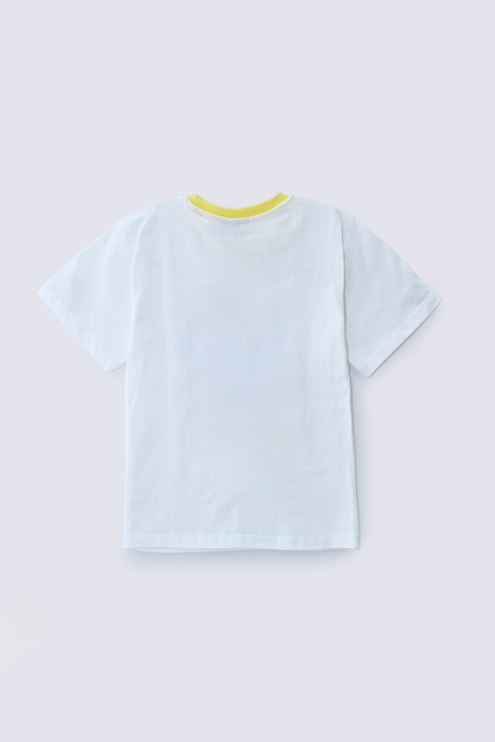1 Piece White Cotton Kids Top - AJG-32 - ARFARIWAJ Junior
