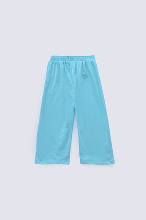 2 Piece Light Blue Cotton Kids Suit - AJG-031 - ARFARIWAJ Junior