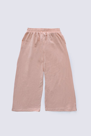 2 Piece Peach Cotton Suit Kids - AJG-031 - ARFARIWAJ Junior