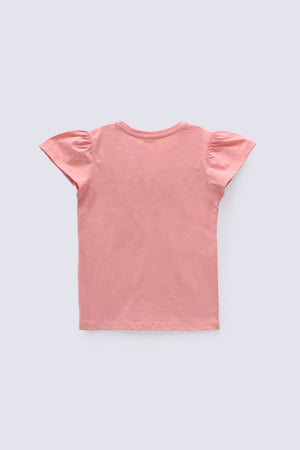 2 Piece Peach Cotton Suit Kids - AJG-005 - ARFARIWAJ Junior