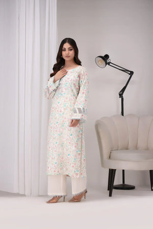 2 Piece Printed Cotton Suit RTW - AR-NP-02-luna - ARFARIWAJ