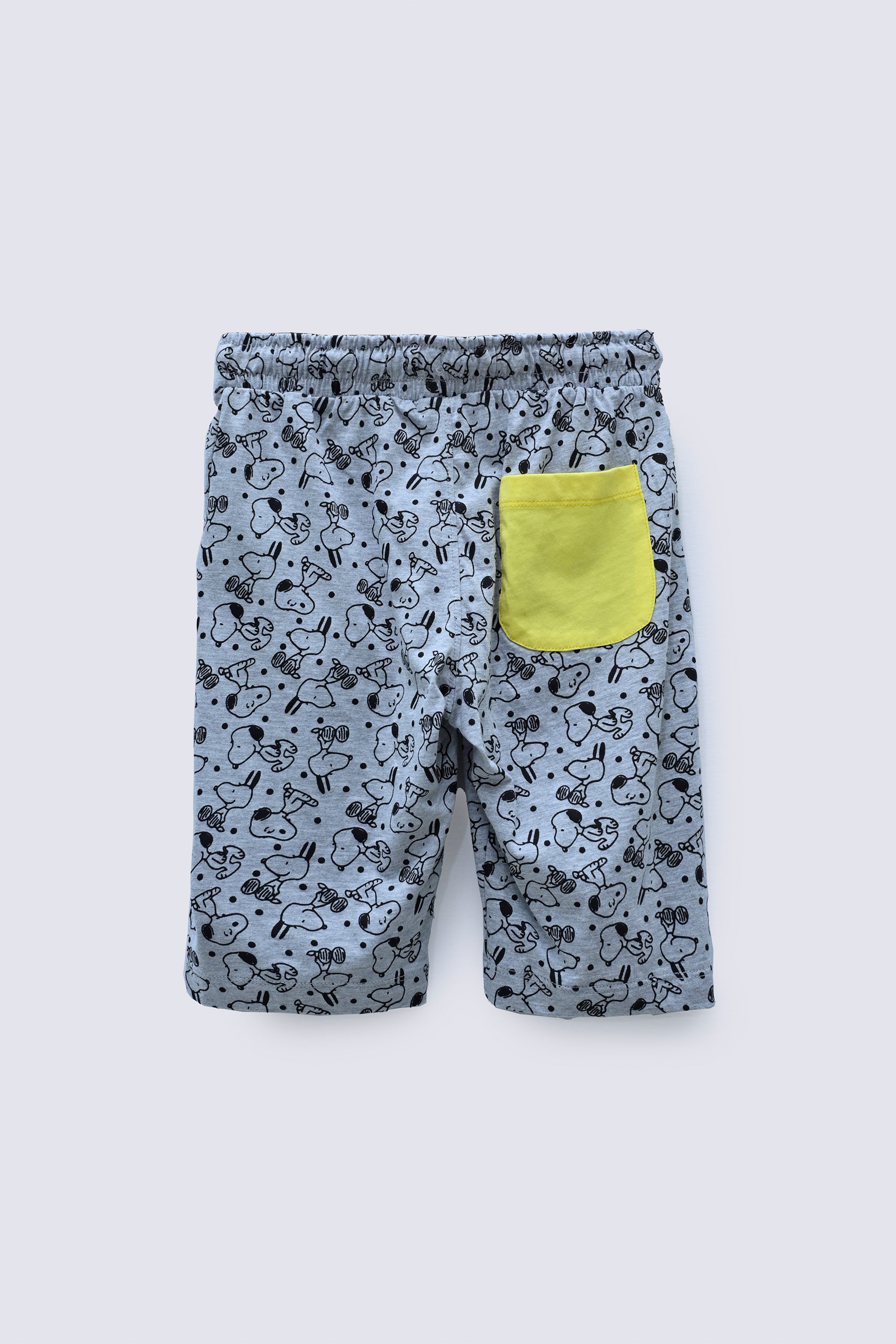 2 Piece Yellow Cotton Kids Suit - AJG-15 - ARFARIWAJ Junior