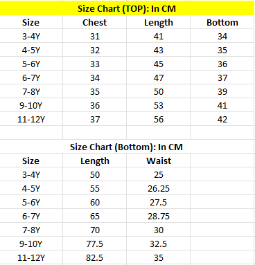 2 Piece Yellow Cotton Suit Kids - AJG-008 - ArfaRiwaj Junior