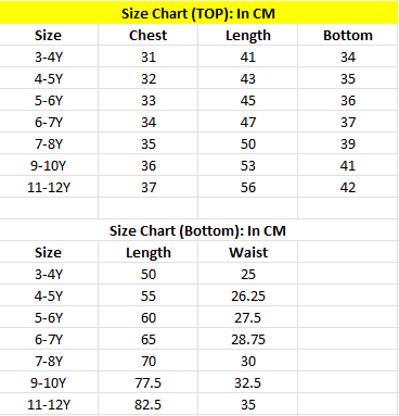 2 Piece Yellow Cotton Suit Kids - AJG-008 - ArfaRiwaj Junior