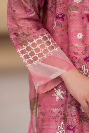 3 Pcs Pink Sequence Munar Ready To Wear - AR-3514 - ARFARIWAJ