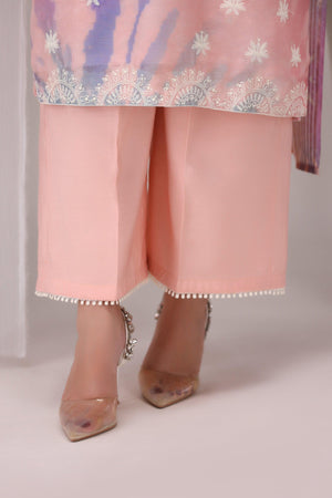 3 Piece Cotton Ready To Wear - AR-2785-Rashk-Pink - ARFARIWAJ