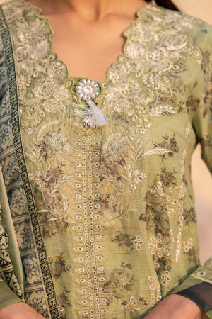3 Piece Jade Gicha Munar Ready To Wear - AR-3391 - ARFARIWAJ