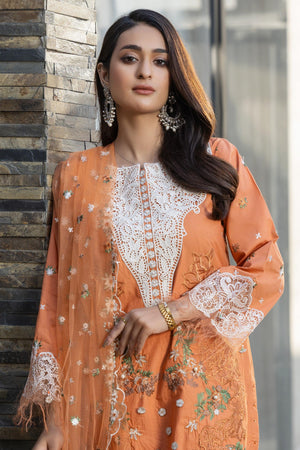 3 Piece Orange Peel Poplin Suit Pret - AR-3620 - ARFARIWAJ