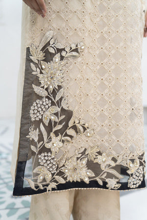 3 Piece Organza Suit RTW - IN-217-Mirror Addiction - ARFARIWAJ