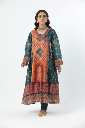 3 Piece Printed Munnar RTW - AR-2812-(Mushq)-S23 - ARFARIWAJ