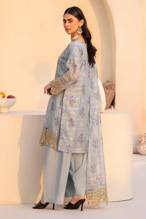 3 Piece Sky Lorax Munnar Ready To Wear - AR-3458 - ARFARIWAJ