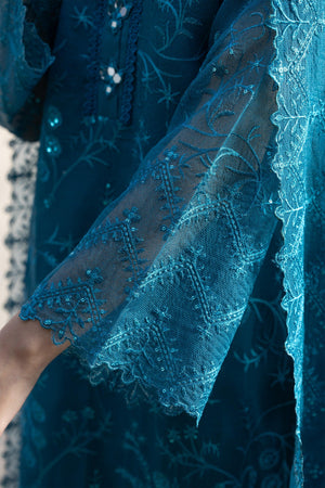 3 Piece Zinc Karandi Net Ready To Wear - IN-317 - ARFARIWAJ
