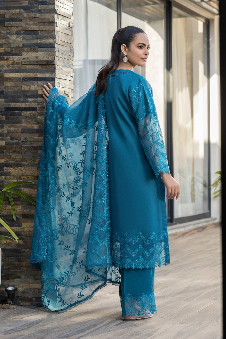 3 Piece Zinc Karandi Net Suit Pret - IN-317 - ARFARIWAJ