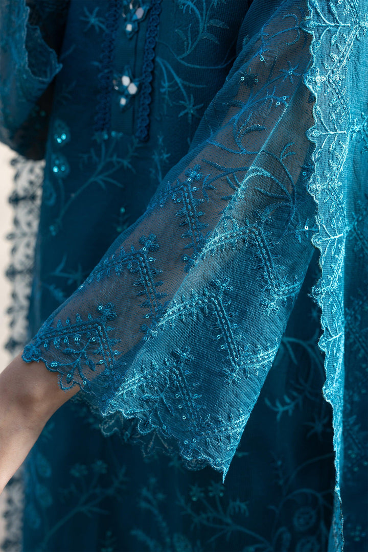 3 Piece Zinc Karandi Net Suit Pret - IN-317 - ARFARIWAJ