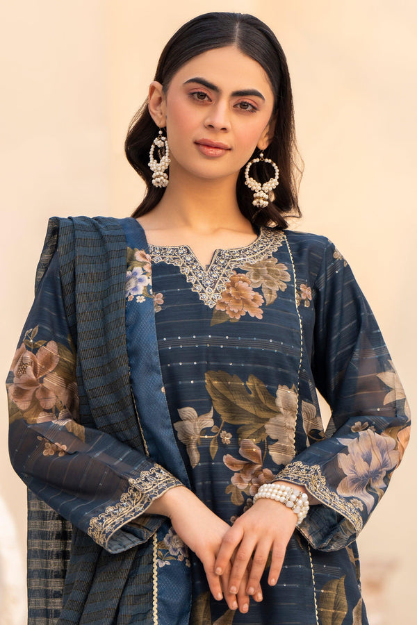 3 Piece Zinc Lorax Munnar Suit Pret - AR-3537 - ARFARIWAJ