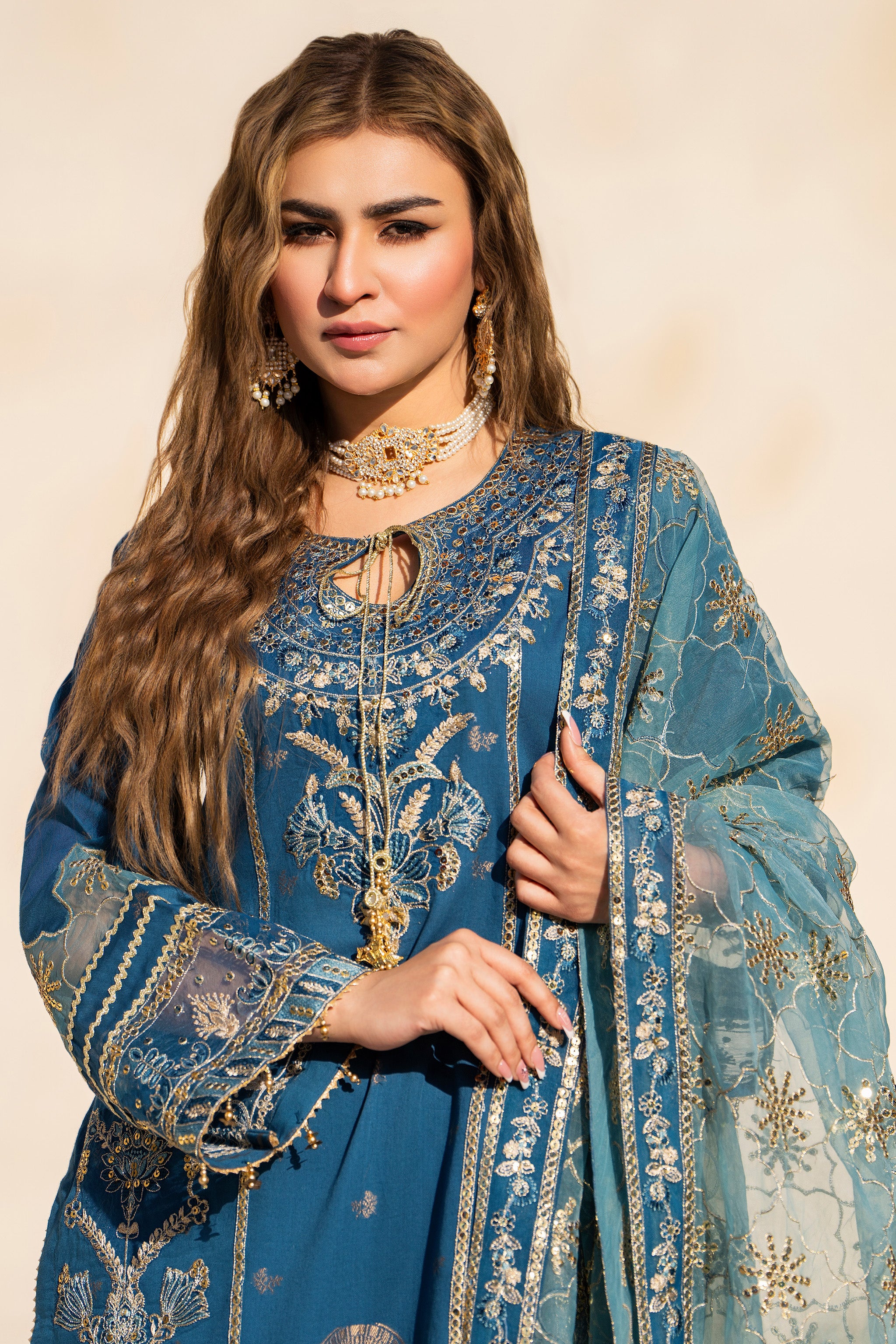 3 Piece Znic Jacquard Ready to Wear - AR-3756  - ARFARIWAJ