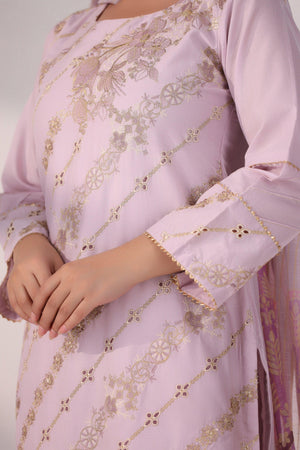 AMYRA 3 Piece Embroidered Ready To Wear - AR-3336 - ARFARIWAJ