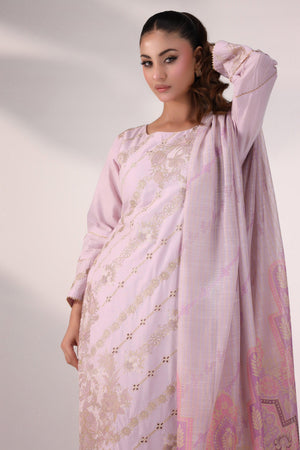 AMYRA 3 Piece Embroidered Ready To Wear - AR-3336 - ARFARIWAJ